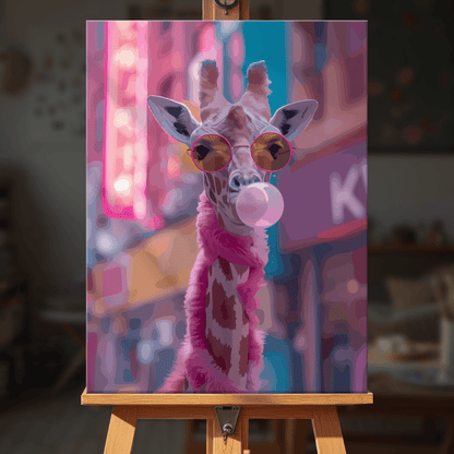 Paint by numbers - Pink Rebel - MyArt