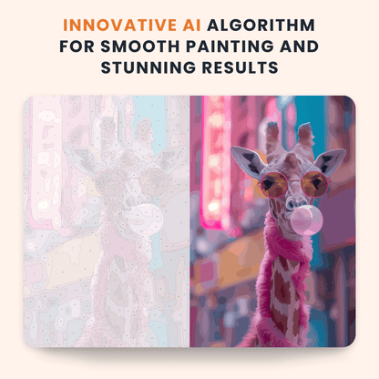 Paint by numbers - Pink Rebel - MyArt