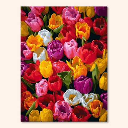 Paint by numbers - Plain Blossom Field - MyArt