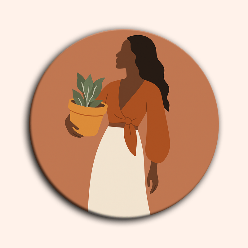 Paint by numbers - Plant Lady - MyArt