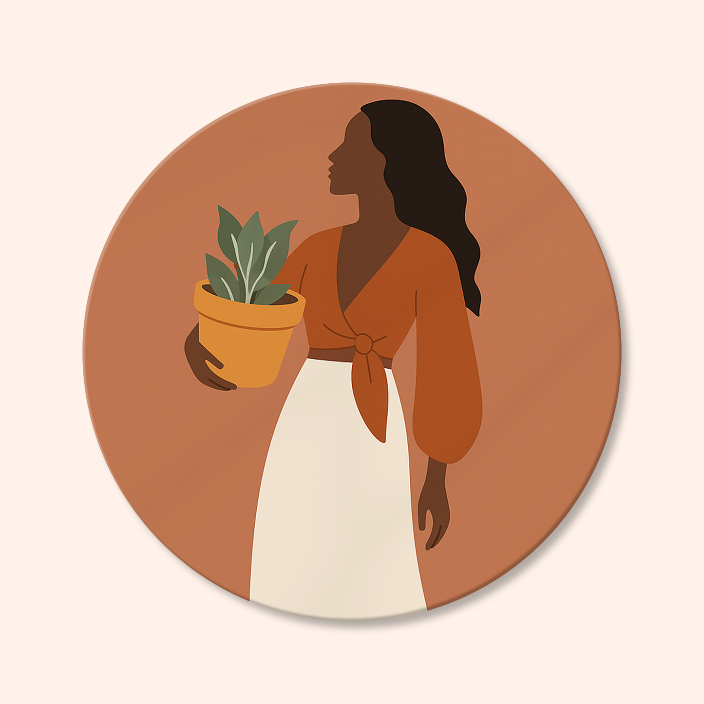 Paint by numbers - Plant Lady - MyArt