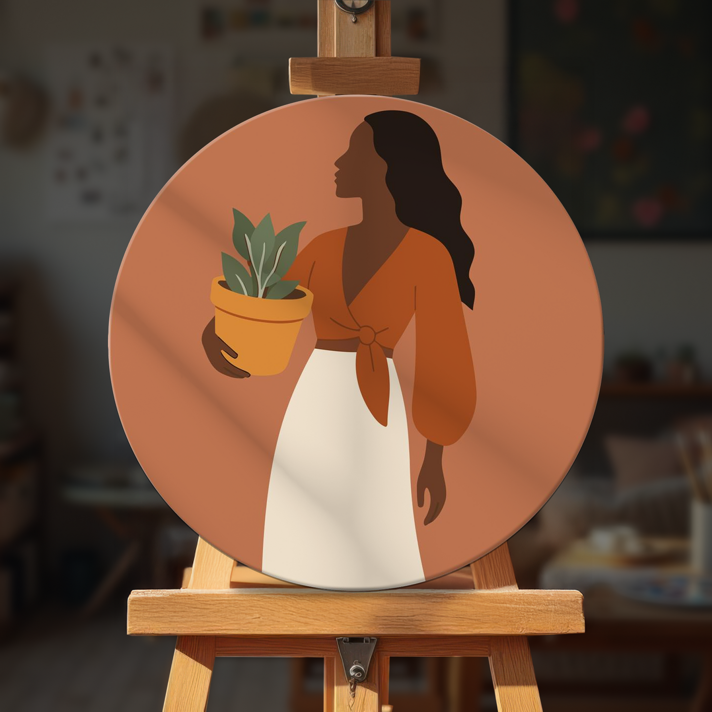 Paint by numbers - Plant Lady - MyArt