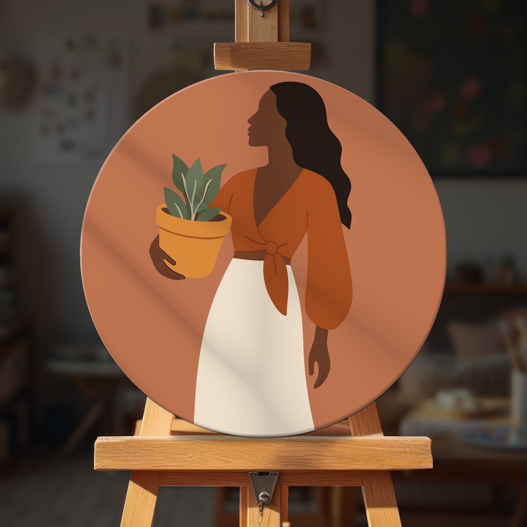 Paint by numbers - Plant Lady - MyArt