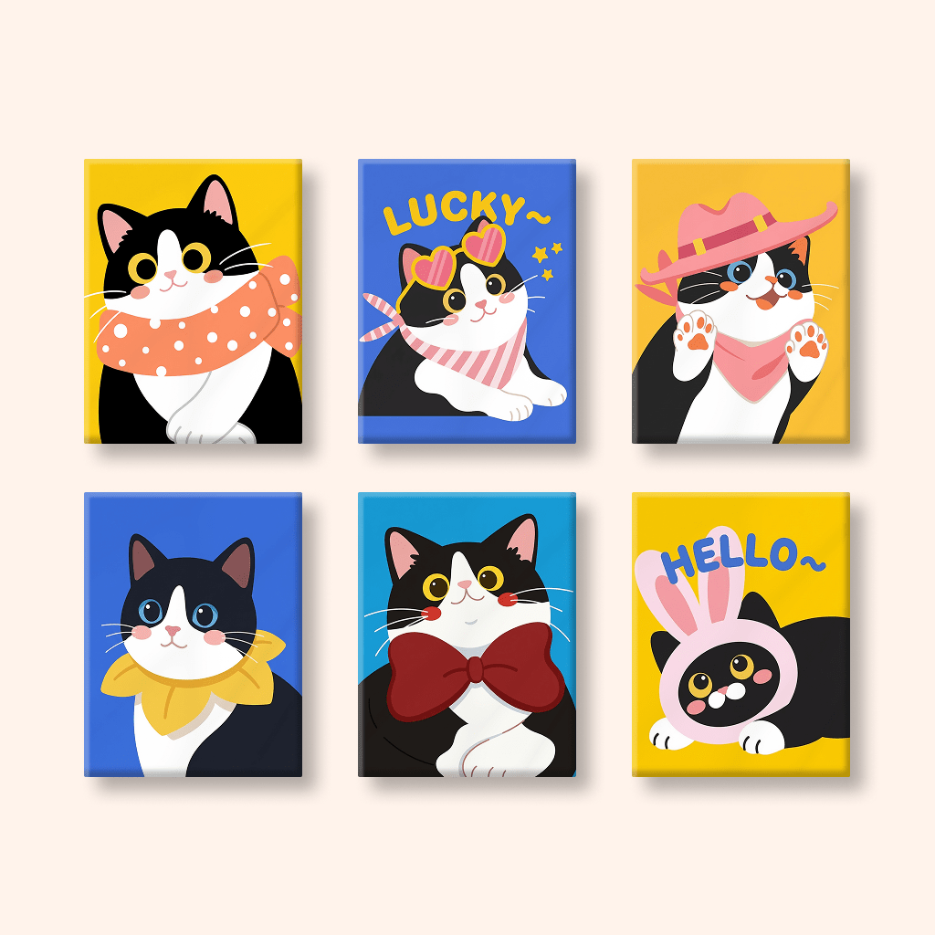 Paint by numbers - Playful Cats - MyArt