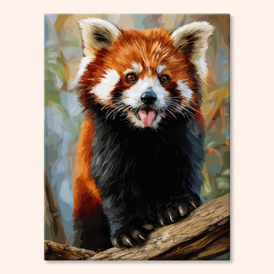 Playful Red Panda