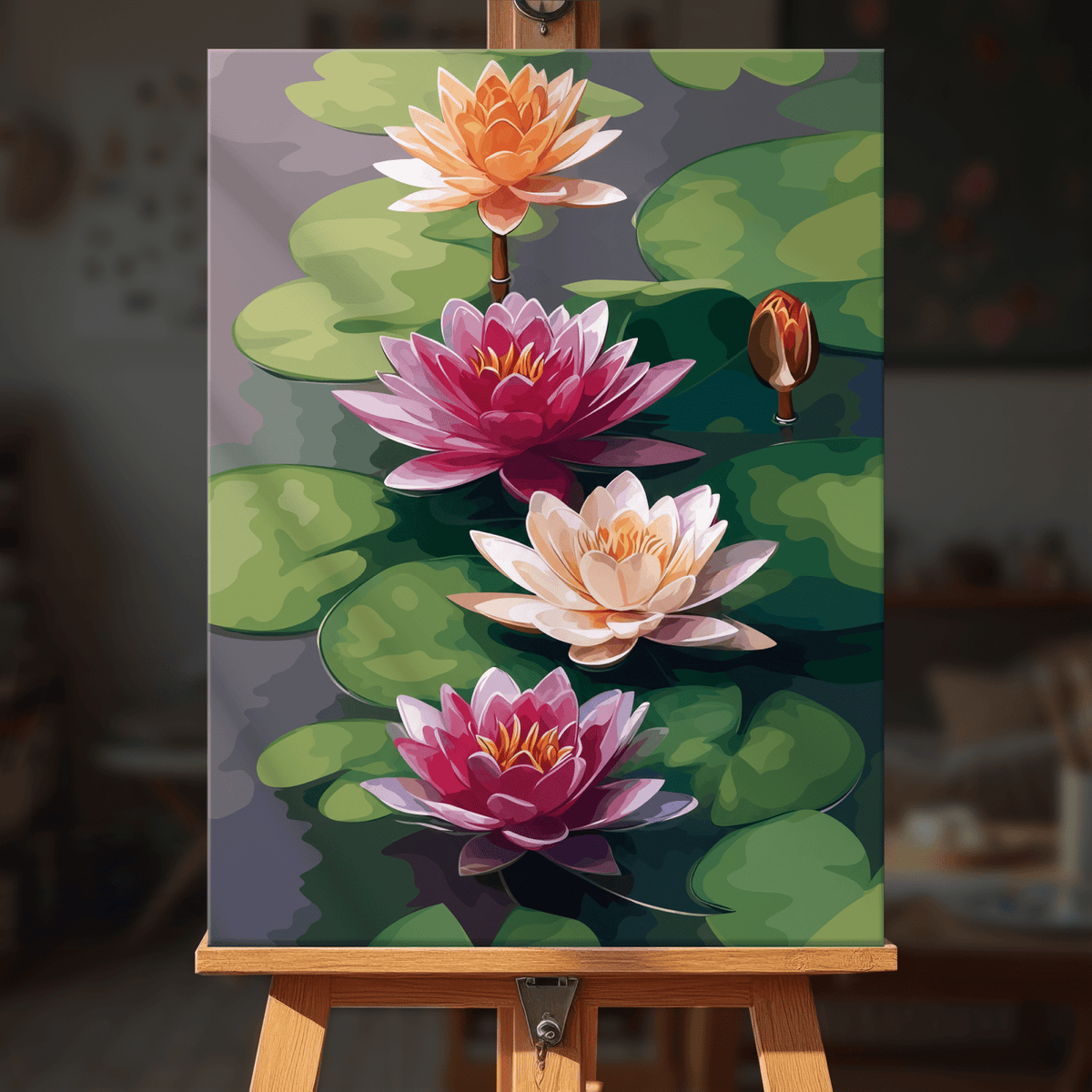 Paint by numbers - Poetic Petals - MyArt
