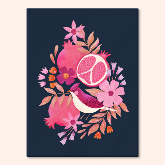 Pomegranate and Bird
