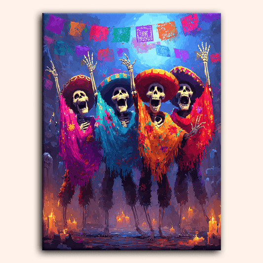 Paint by numbers - Poncho Party - MyArt