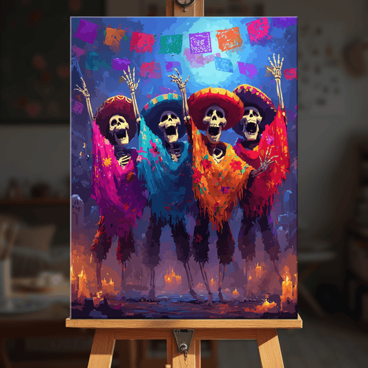 Paint by numbers - Poncho Party - MyArt