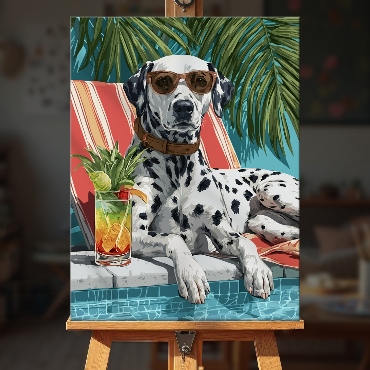 Pool Dalmatian