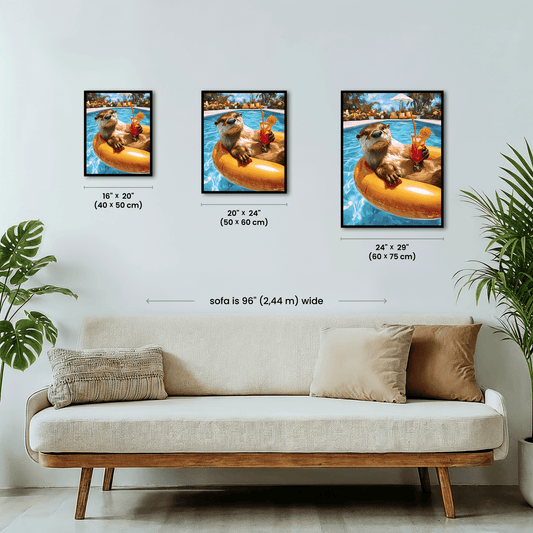 Paint by numbers - Pool Otter - MyArt