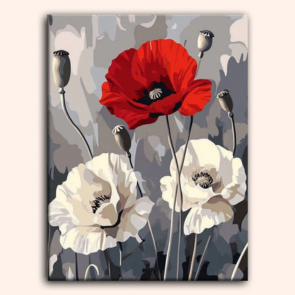 Paint by numbers - Poppy Field - MyArt