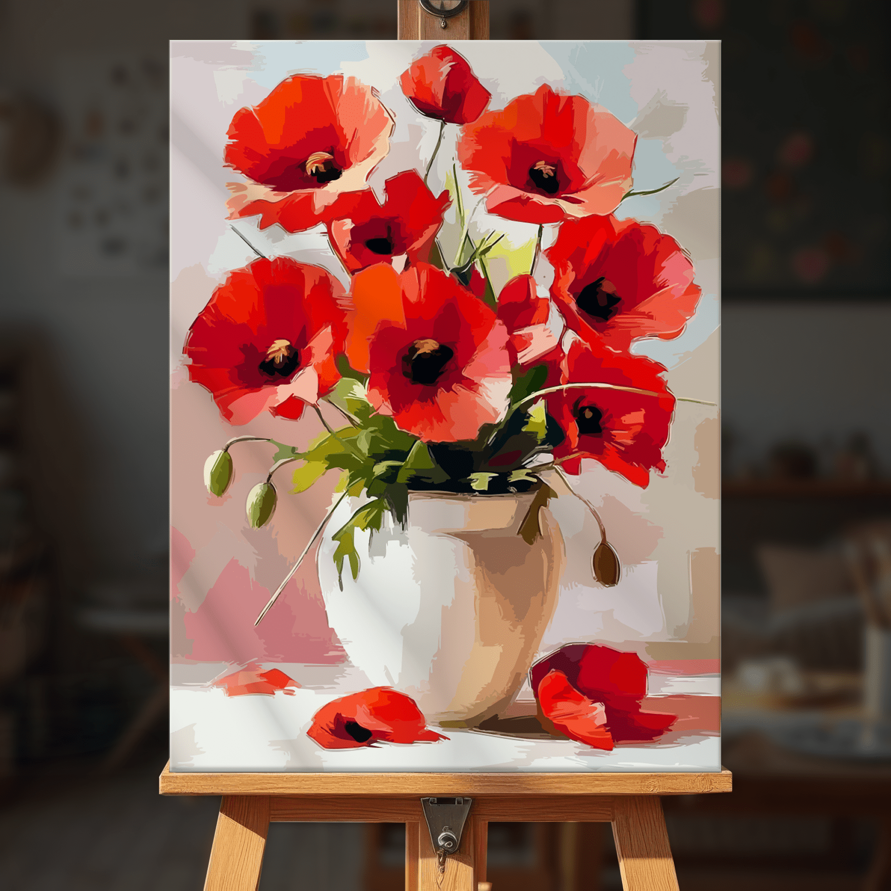 Paint by numbers - Poppy Charm - MyArt