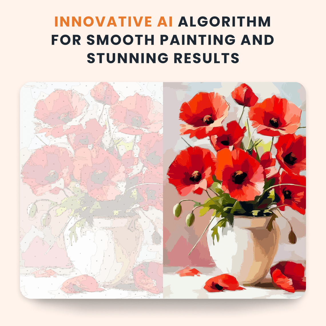 Paint by numbers - Poppy Charm - MyArt