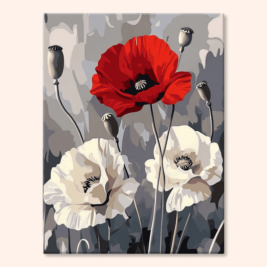 Paint by numbers - Poppy Field - MyArt