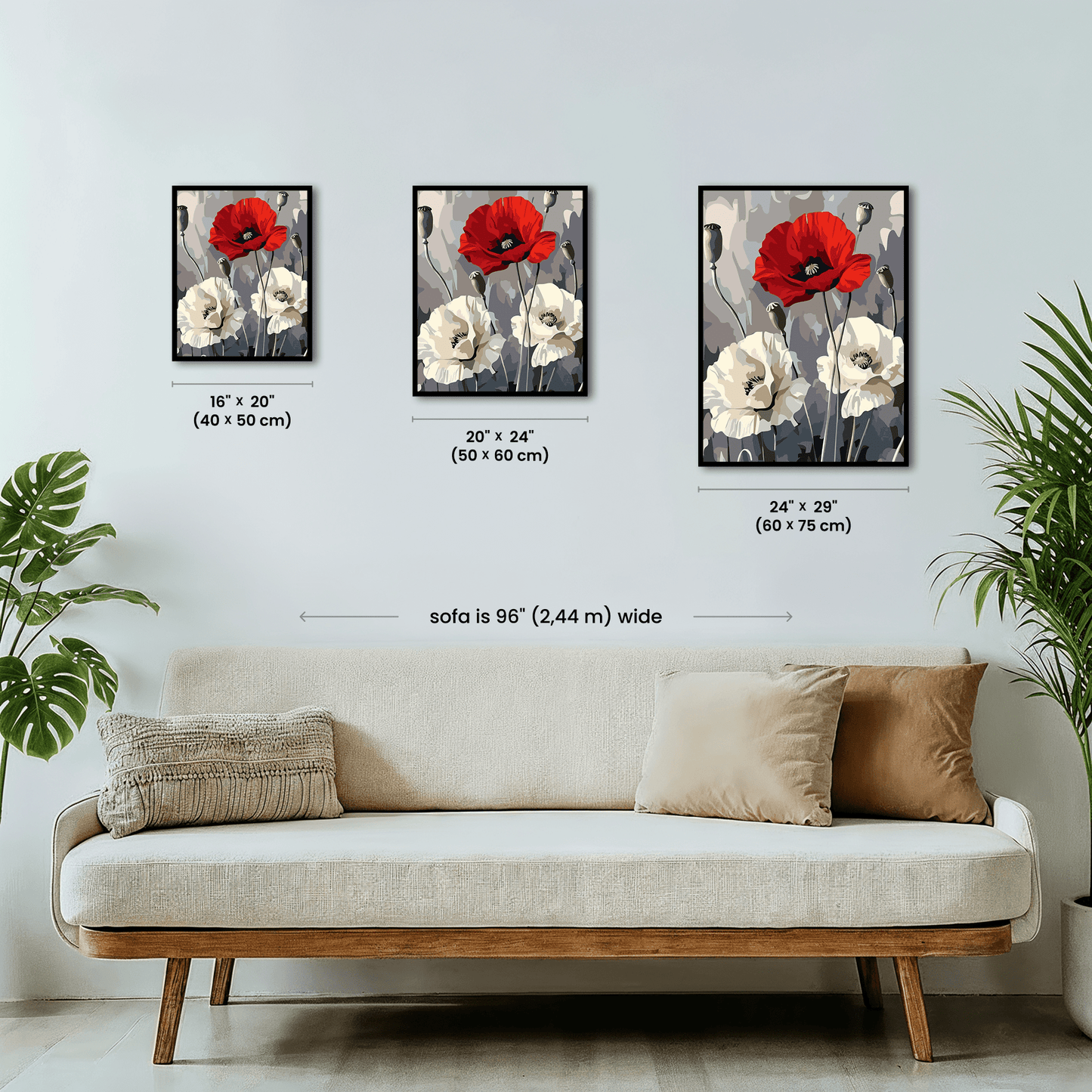 Paint by numbers - Poppy Field - MyArt