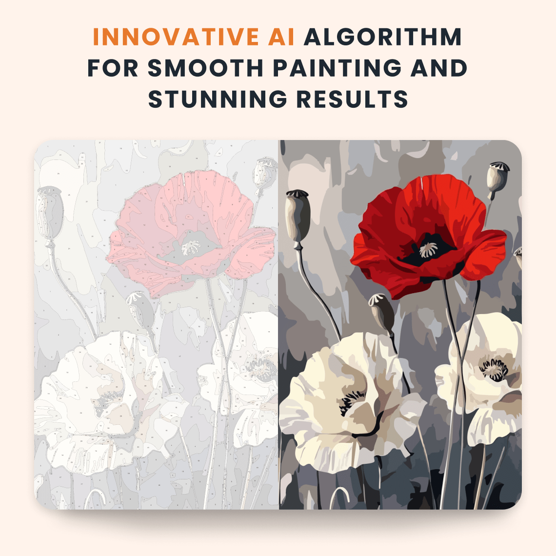 Paint by numbers - Poppy Field - MyArt