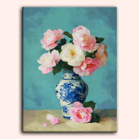 Paint by numbers - Porcelain Bloom - MyArt