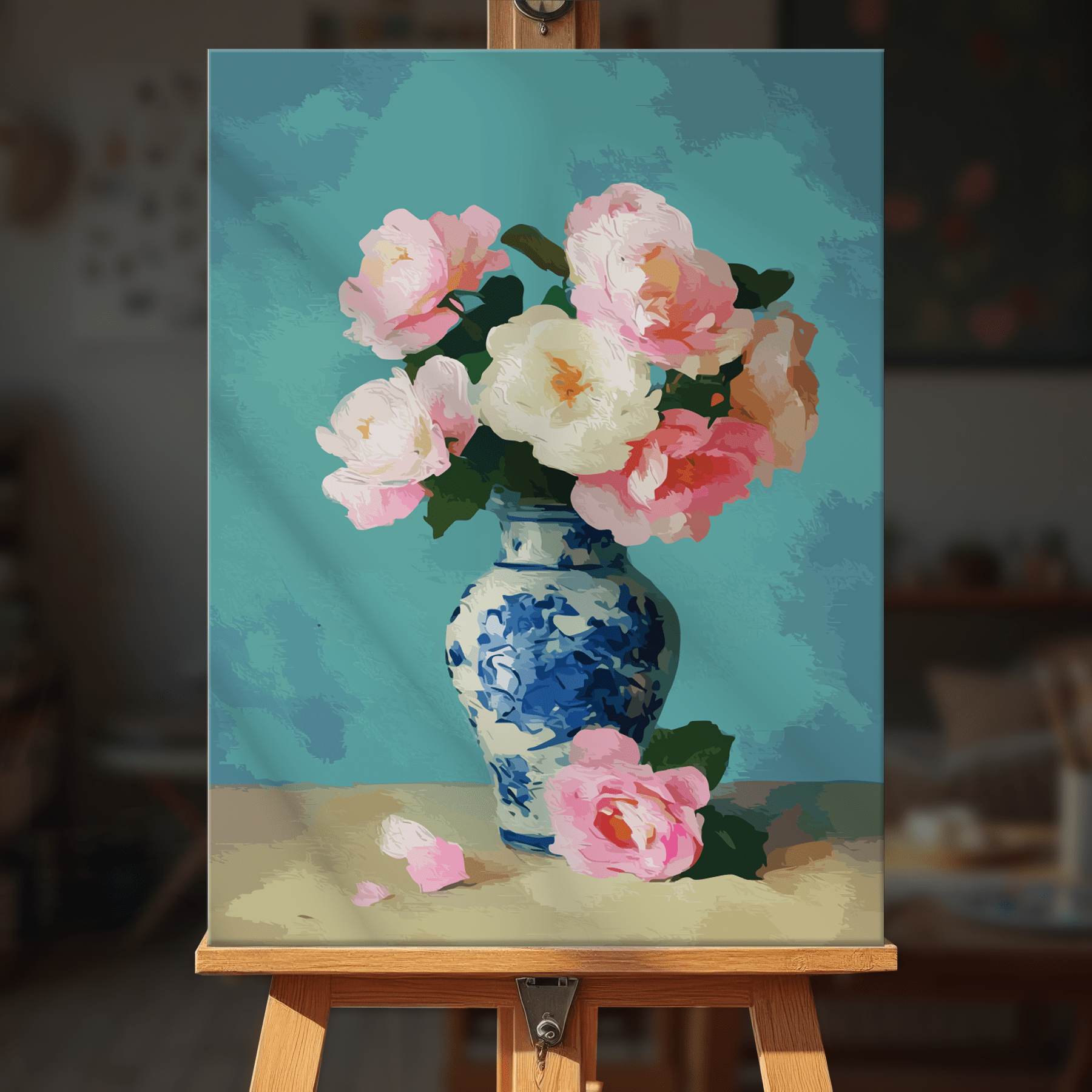 Paint by numbers - Porcelain Bloom - MyArt