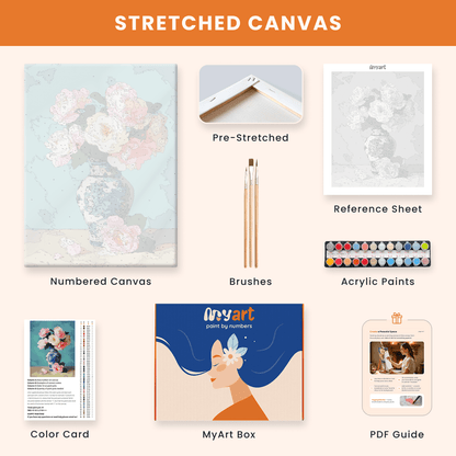 Paint by numbers - Porcelain Bloom - MyArt