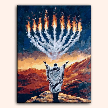 Paint by numbers - Prayer Flame - MyArt