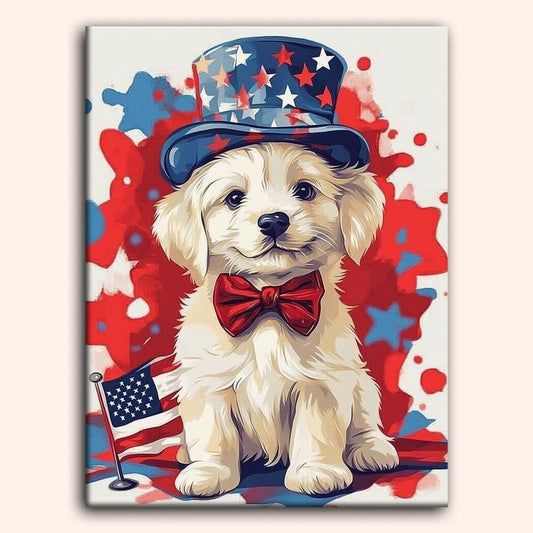 Paint by numbers - Proud Pup - MyArt