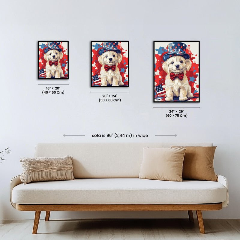 Paint by numbers - Proud Pup - MyArt