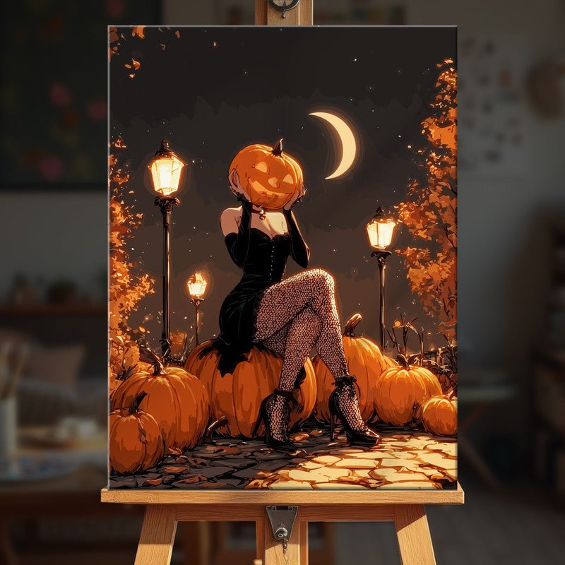 Paint by numbers - Pumpkin Lady - MyArt