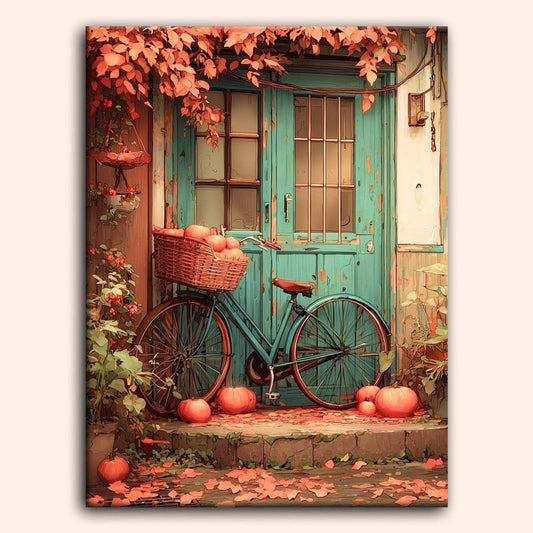 Paint by numbers - Pumpkin Lane - MyArt