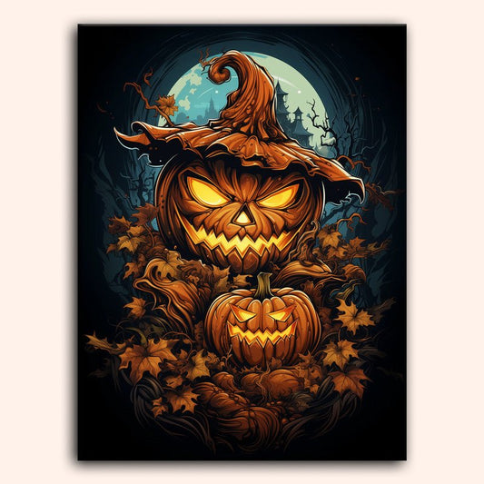 Paint by numbers - Pumpkin Monster - MyArt