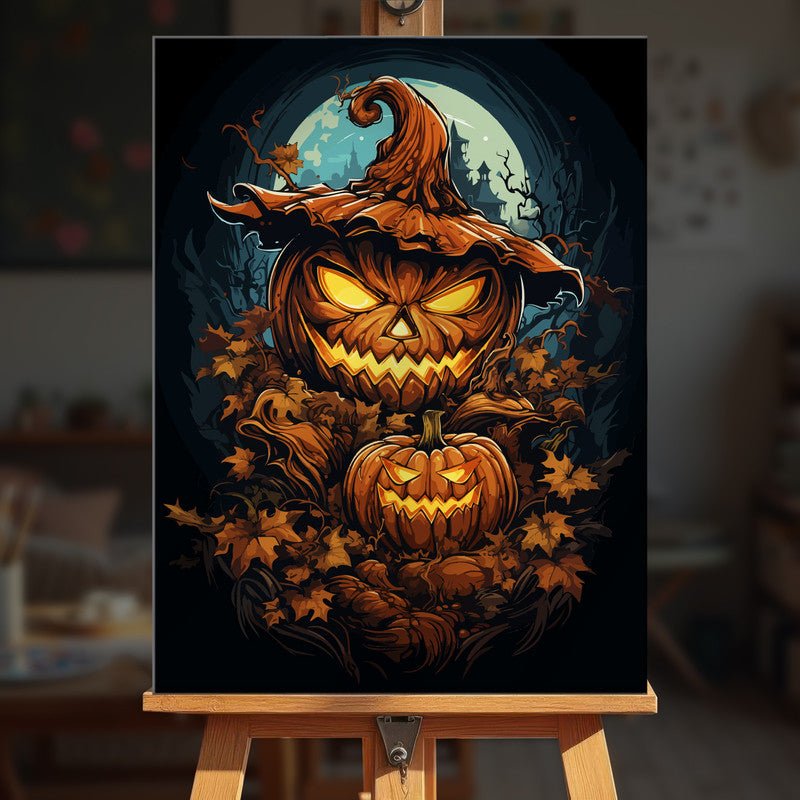 Paint by numbers - Pumpkin Monster - MyArt