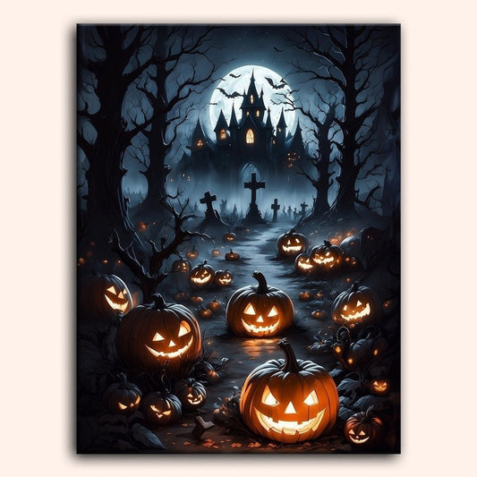 Paint by numbers - Pumpkin Path - MyArt