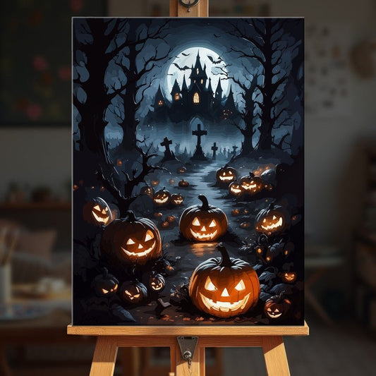Paint by numbers - Pumpkin Path - MyArt