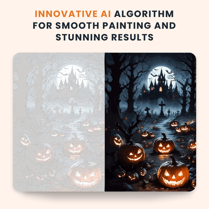 Paint by numbers - Pumpkin Path - MyArt