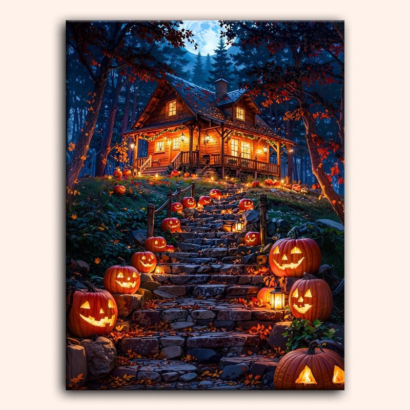 Paint by numbers - Pumpkin Stair - MyArt