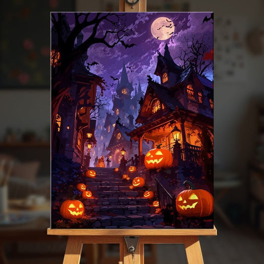 Paint by numbers - Pumpkin Street - MyArt