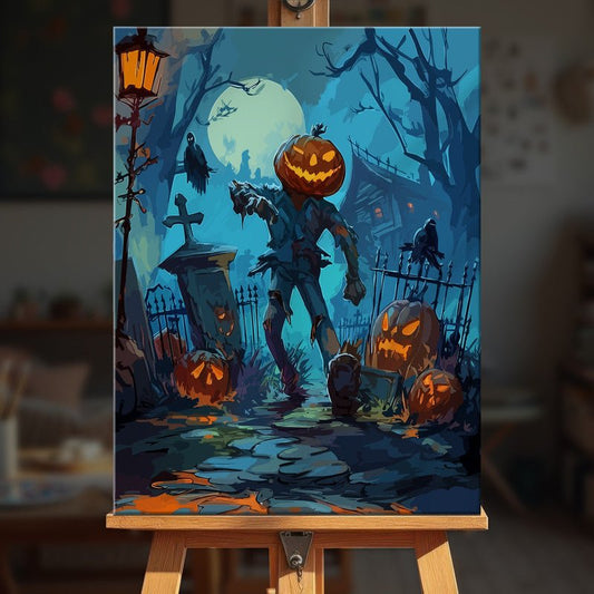Paint by numbers - Pumpkin Walker - MyArt