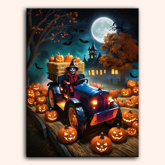 Paint by numbers - Pumpkin Delivery - MyArt