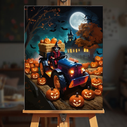 Paint by numbers - Pumpkin Delivery - MyArt