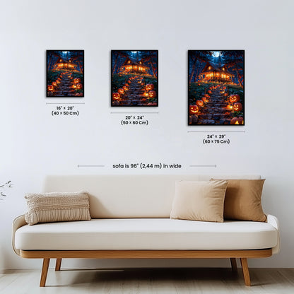 Paint by numbers - Pumpkin Stair - MyArt