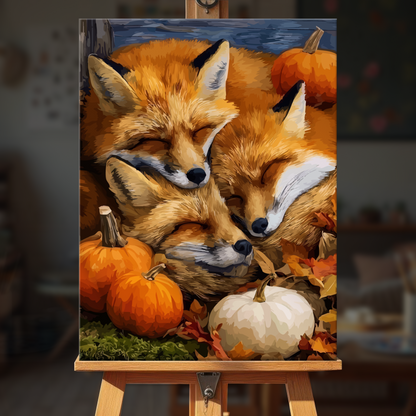 Pumpkin Foxes