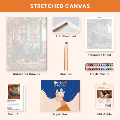 Paint by numbers - Pumpkin Lane - MyArt