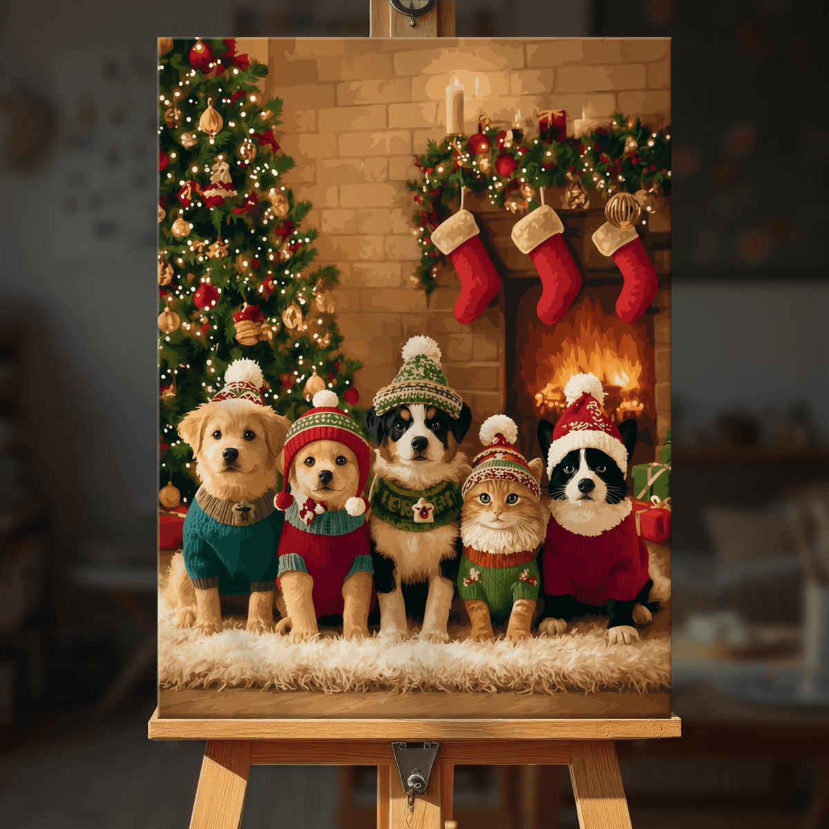 Paint by numbers - Puppy Carol - MyArt