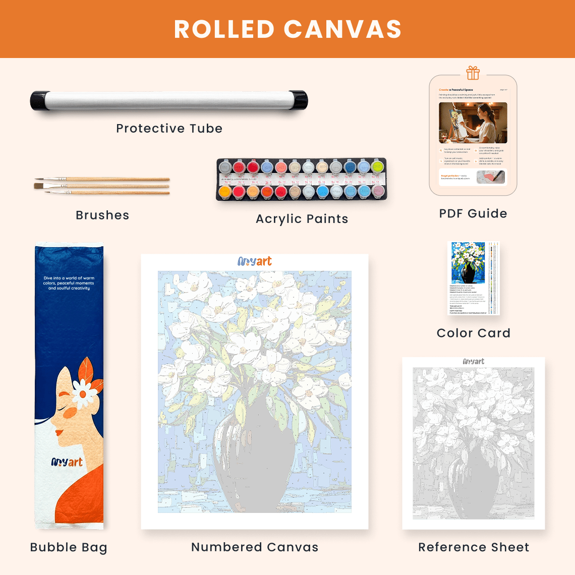 Paint by numbers - Pure Elegance - MyArt