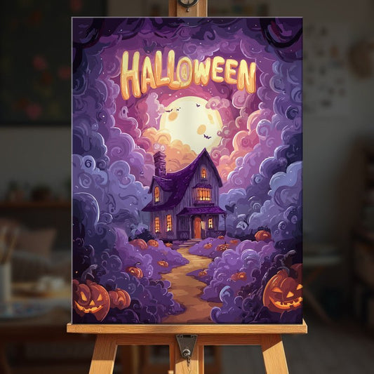 Paint by numbers - Purple Haunt - MyArt