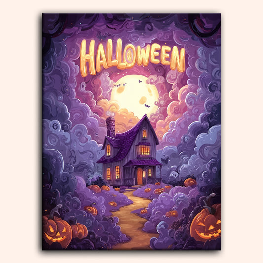 Paint by numbers - Purple Haunt - MyArt