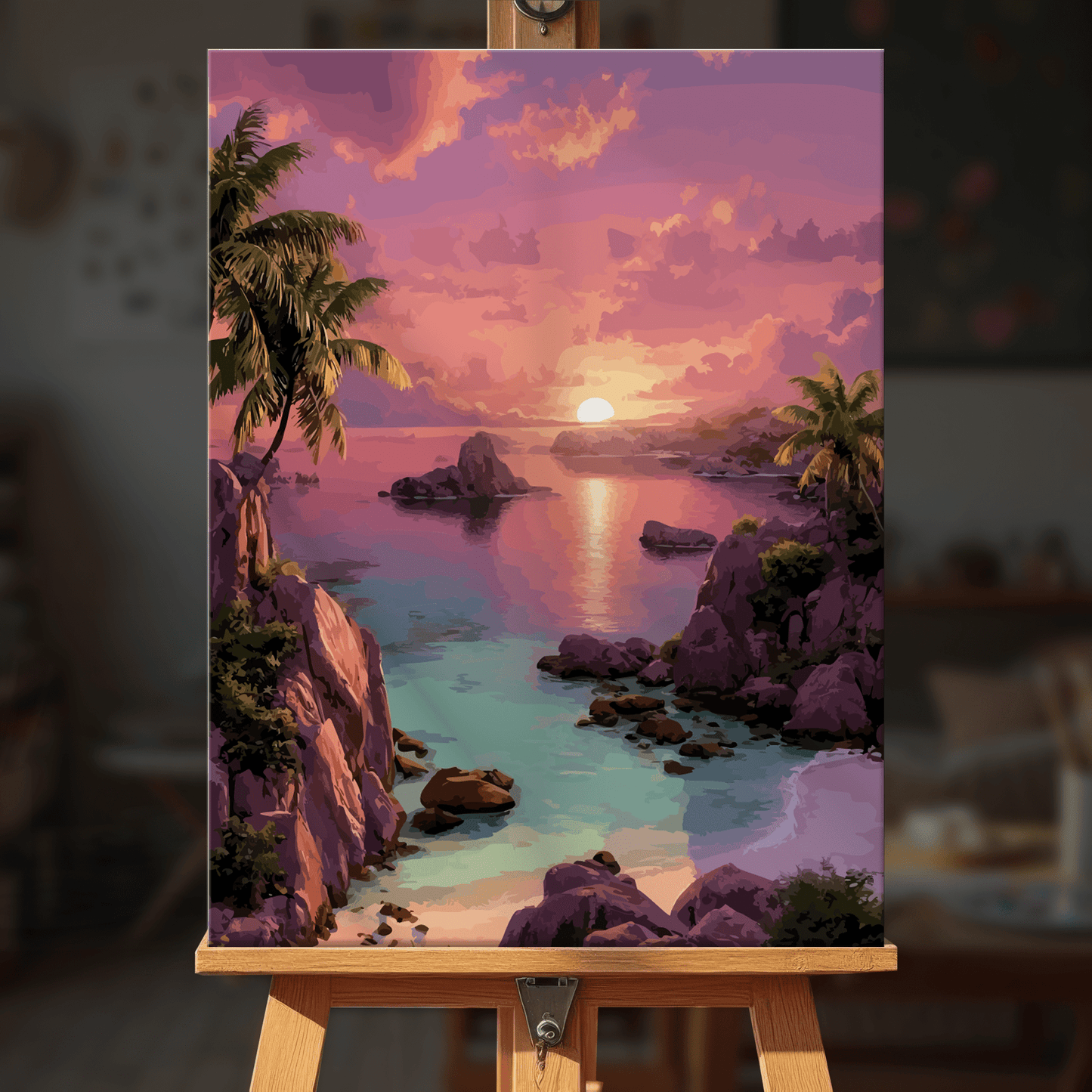 Paint by numbers - Purple Cove - MyArt