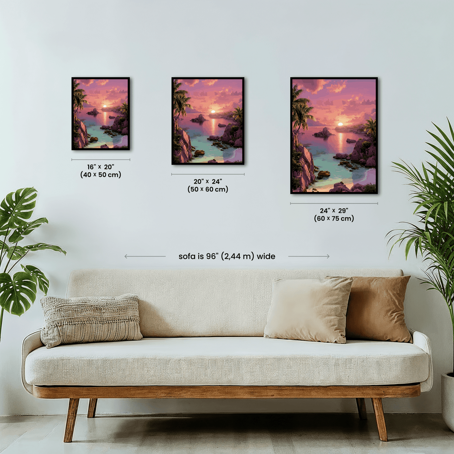 Paint by numbers - Purple Cove - MyArt