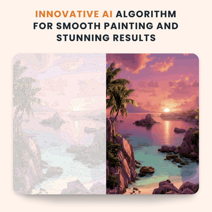 Paint by numbers - Purple Cove - MyArt