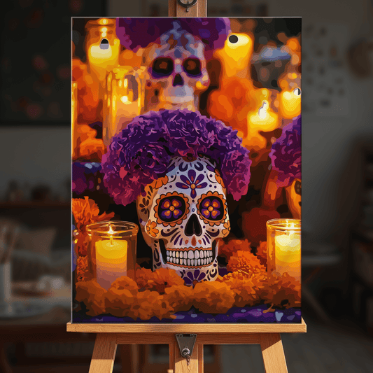 Paint by numbers - Purple Crown - MyArt